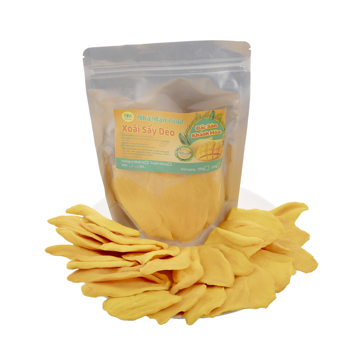 03. Xoài sấy dẻo 500g (Góc ngang 1)