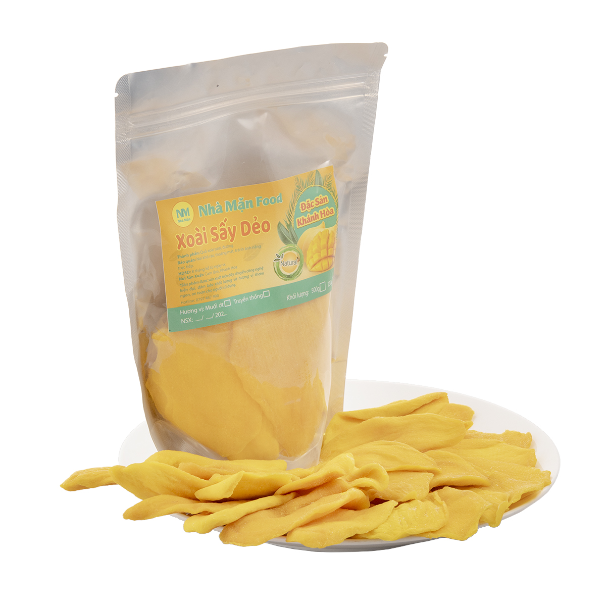 05. Xoài sấy dẻo 500g (Góc ngang 3)