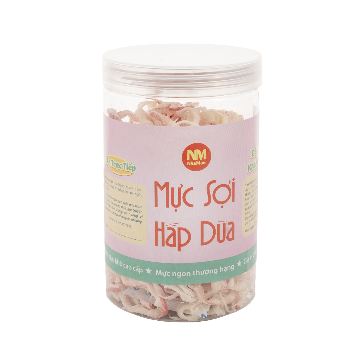 [Nhà Mặn Food] Mực sợi hấp dừa 250g